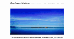 Desktop Screenshot of clearspeechsolutions.com